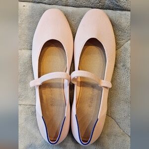 Rothy's Blush Pink and Blue Women's Flats